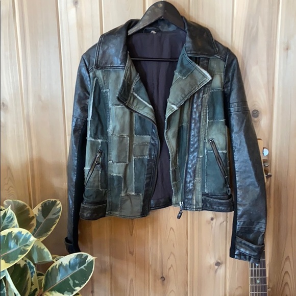 Free People patchwork jacket, size 4